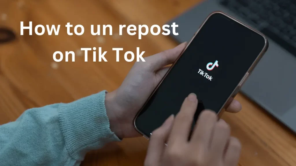 How to un repost on Tiktok