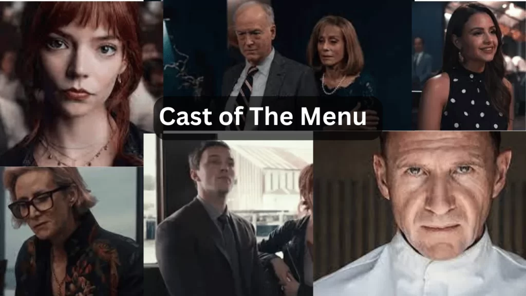 cast of the menu